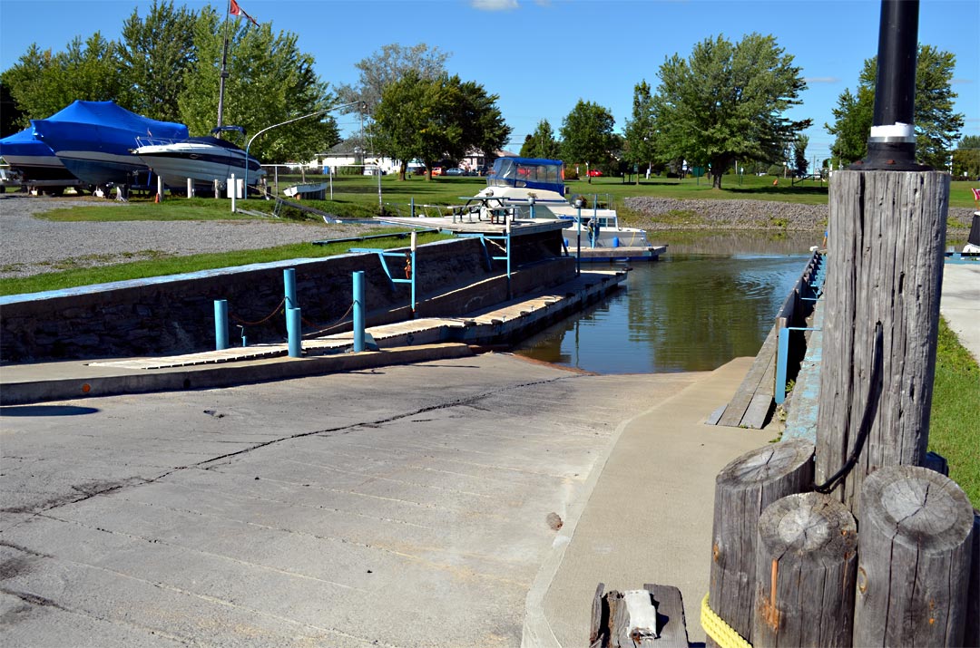 Rampe de mise à l'eau à Saint-Paul-de-l'Île-aux-Noix