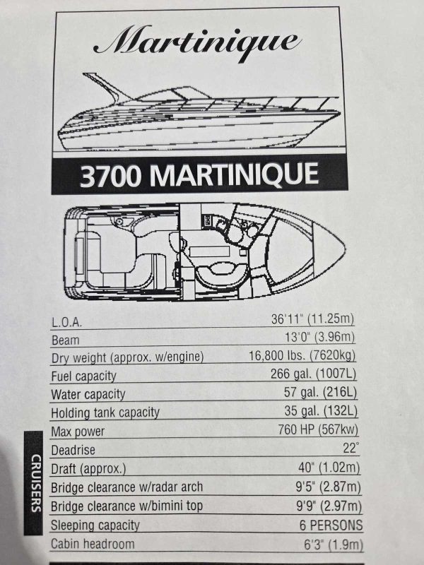 Bateau Wellcraft Martinique 370 38 pieds – Image 7